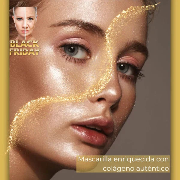 Mascarilla Facial de colágeno con Oro